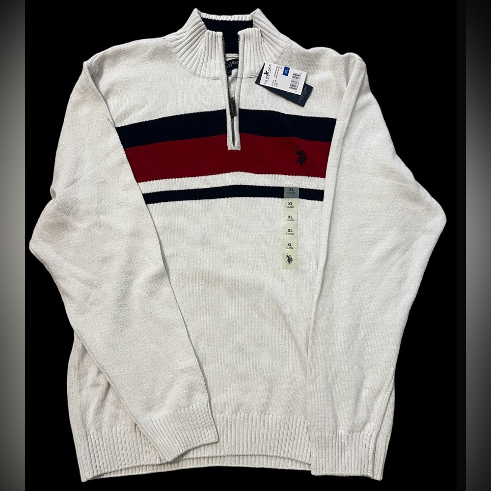 Polo assn 1/4 zip size XL